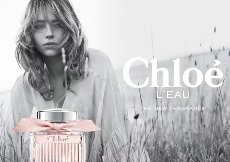 Рекламный постер духов Chloe