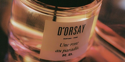 Каролин Дюмюр составила для исторического бренда  D`Orsay аромат Une rose au paradis R.B.