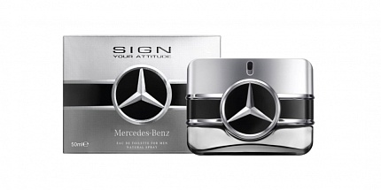 Mercedes Benz выпускают новый мужской аромат Sign Your Attitude